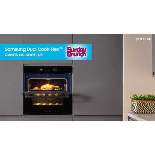Samsung Series 5 Dual Cook Flex™ Electric Single Oven - Stainless Steel - Annotation - As seen on Sunday Brunch